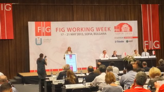 Ms. Chryssy Potsiou - FIG Président ferme FIG Working Week 2015